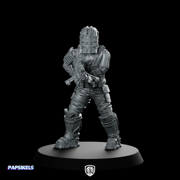 Colonial Space Combat Engineer 9 Miniature Armored Sci-Fi