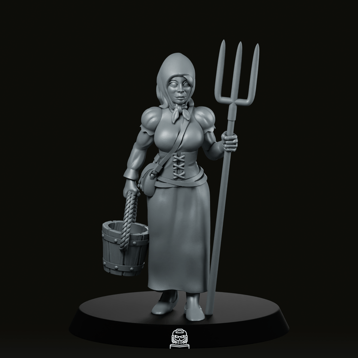 Kolonistin weiblich 1 Miniatur