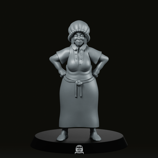 Colonist Female 2 Miniature - Across The Realms - We Print Miniatures