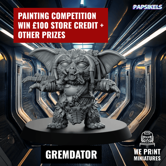 Competition: Gremdator Skull Hunter Miniature - Papsikels Miniatures - We Print Miniatures