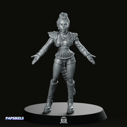 Concert Demon Hunter Rumi Miniature - Papsikels Miniatures - We Print Miniatures