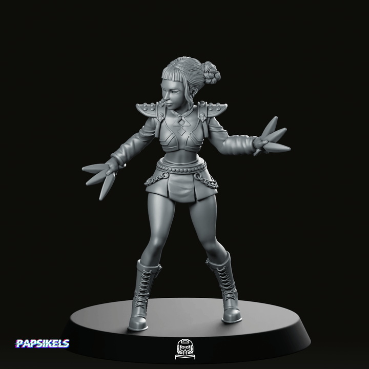 Concert Demon Hunter Zoey 2 Miniatuur Sci-Fi Cyberpunk