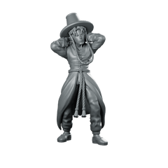 Concert Demon Idol Abby 2 Miniature Sci - Fi Performer - Papsikels Miniatures - We Print Miniatures