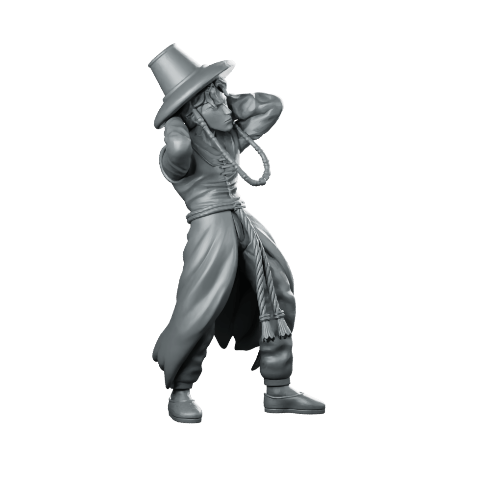 Concert Demon Idol Abby 2 Miniature Sci - Fi Performer - Papsikels Miniatures - We Print Miniatures