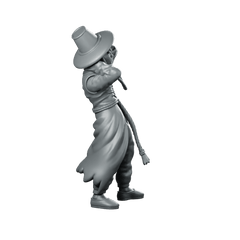 Concert Demon Idol Abby 2 Miniature Sci - Fi Performer - Papsikels Miniatures - We Print Miniatures
