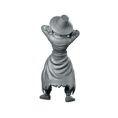 Concert Demon Idol Abby 2 Miniature Sci - Fi Performer - Papsikels Miniatures - We Print Miniatures