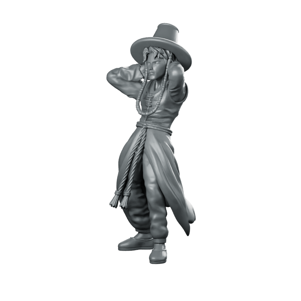 Concert Demon Idol Abby 2 Miniature Sci - Fi Performer - Papsikels Miniatures - We Print Miniatures