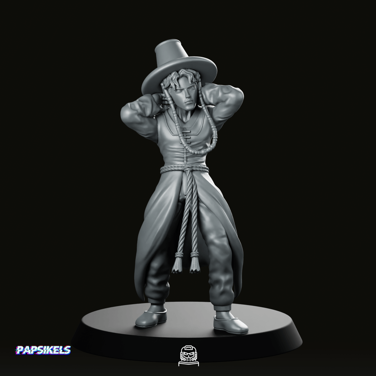 Concert Demon Idol Abby 2 Miniature - Papsikels Miniatures - We Print Miniatures