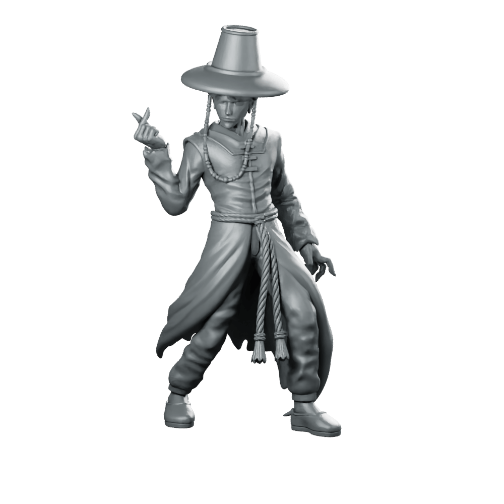 Concert Demon Idol Jinu 2 Miniature Sci - Fi Performer - Papsikels Miniatures - We Print Miniatures