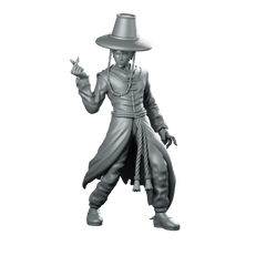 Concert Demon Idol Jinu 2 Miniature Sci - Fi Performer - Papsikels Miniatures - We Print Miniatures
