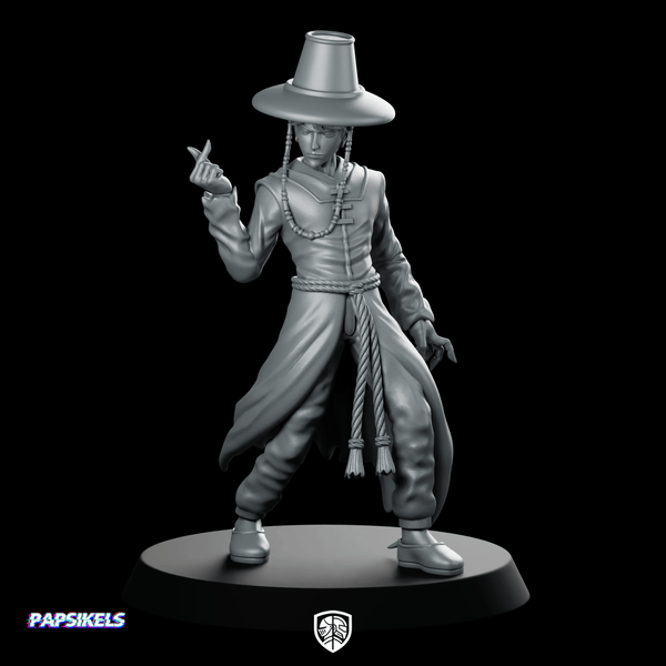 Concert Demon Idol Jinu 2 Miniature Sci - Fi Performer - Papsikels Miniatures - We Print Miniatures