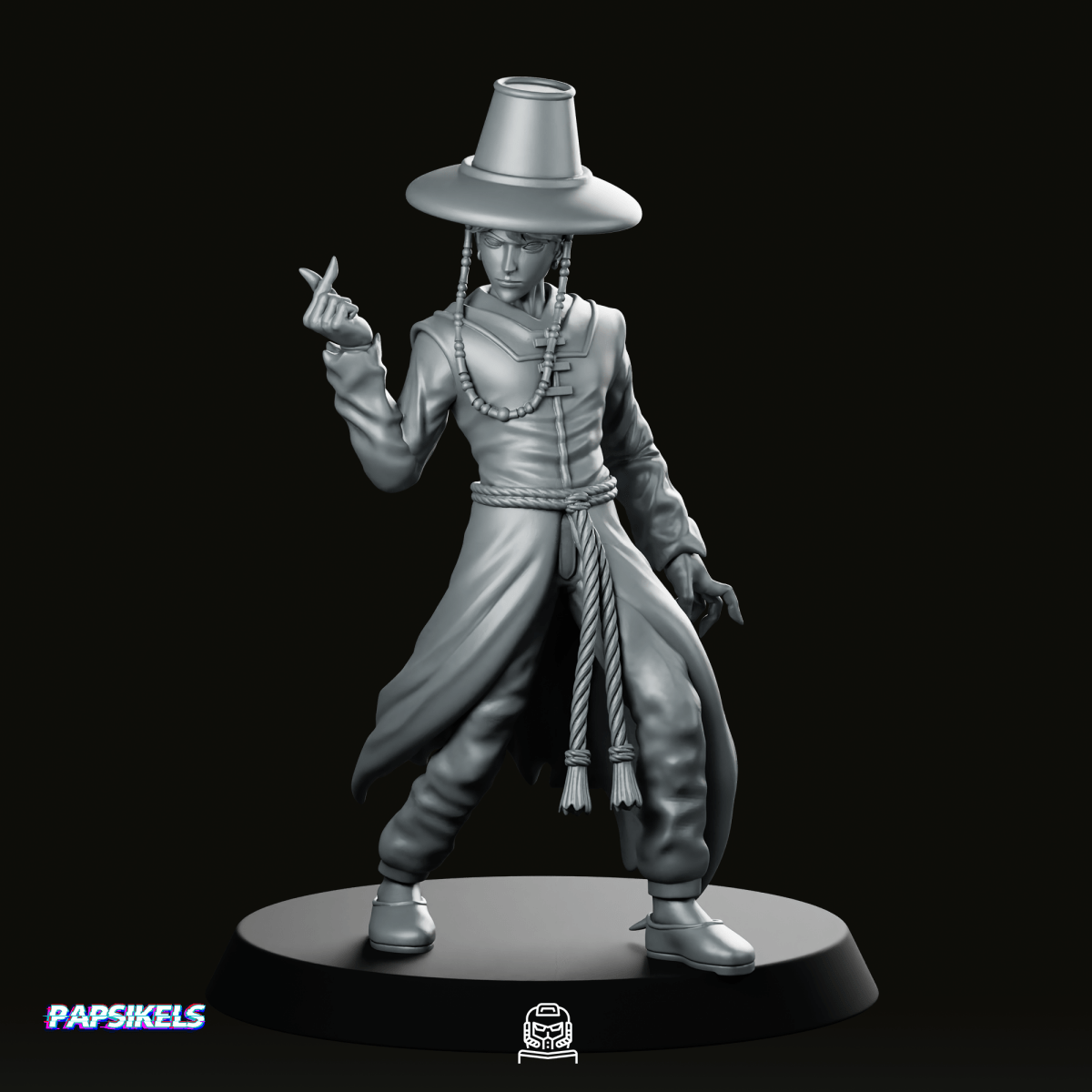 Concert Demon Idol Jinu 2 Miniature - Papsikels Miniatures - We Print Miniatures