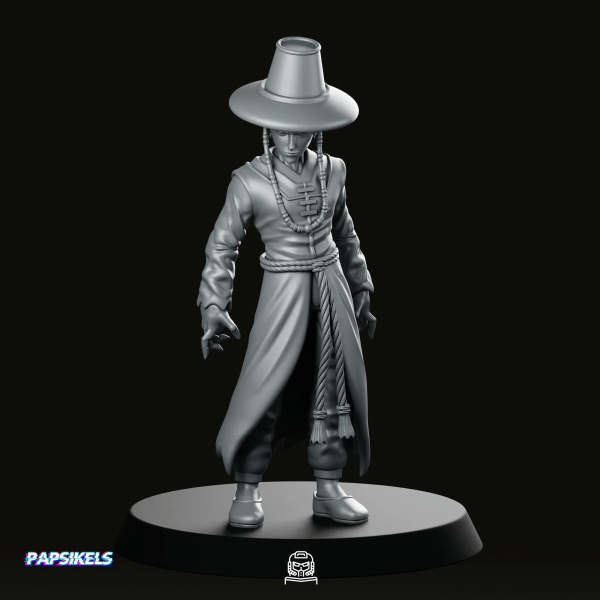 Concert Demon Idol Jinu 3 Miniature - Papsikels Miniatures - We Print Miniatures