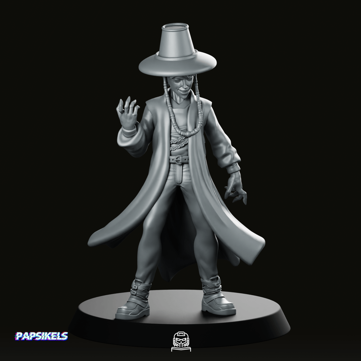 Concert Demon Idol Jinu Miniature - Papsikels Miniatures - We Print Miniatures