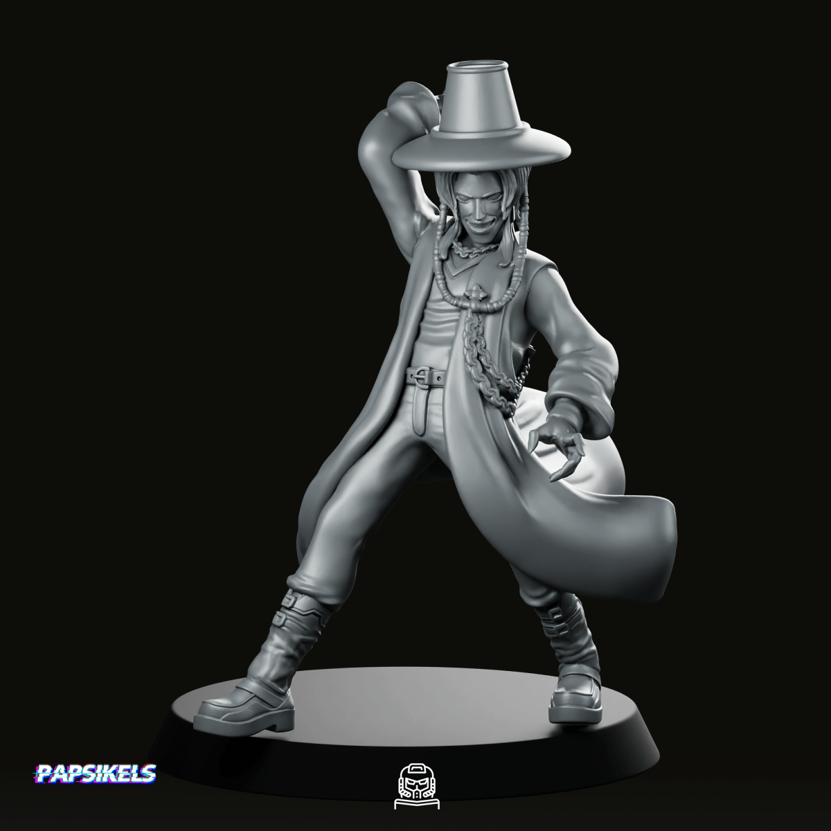 Concert Demon Idol Romance Miniature - Papsikels Miniatures - We Print Miniatures