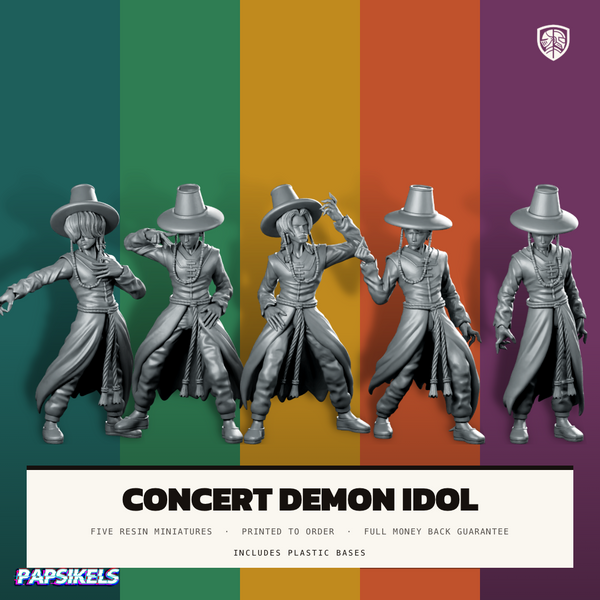 Concert Demon Idol Performers Miniature Bundle (5 Sci-Fi Minis)