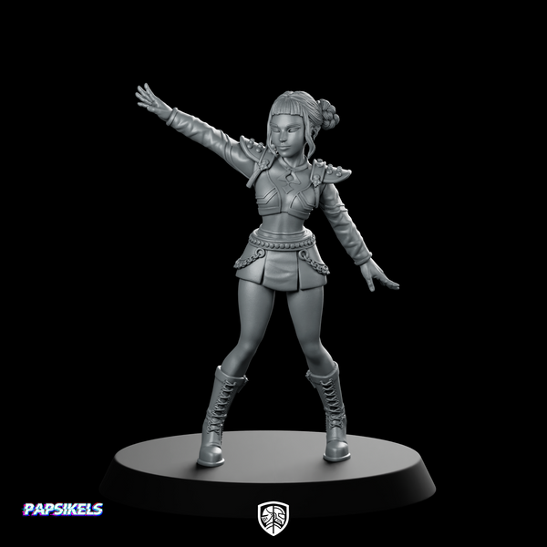 Concert Idol Demon Hunter Zoey Miniature Cyberpunk Sci-Fi
