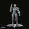 Cop Robo 2014 Silver 3 Miniature - Papsikels Miniatures - We Print Miniatures