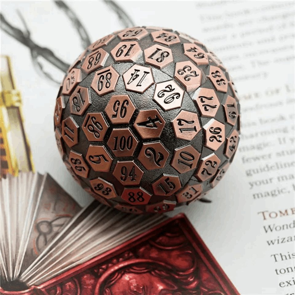 Copper Oracle | 45mm D100 | Metal - Tabletop Dominion - We Print Miniatures