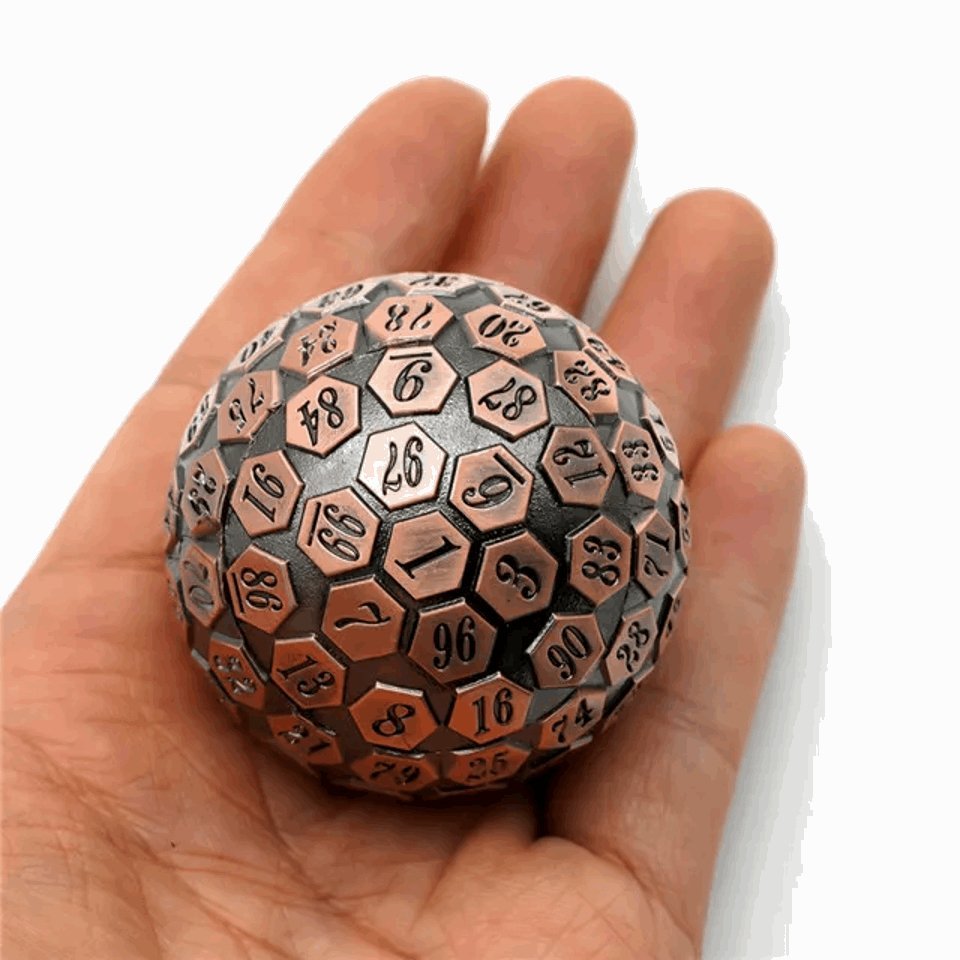 Copper Oracle | 45mm D100 | Metal - Tabletop Dominion - We Print Miniatures