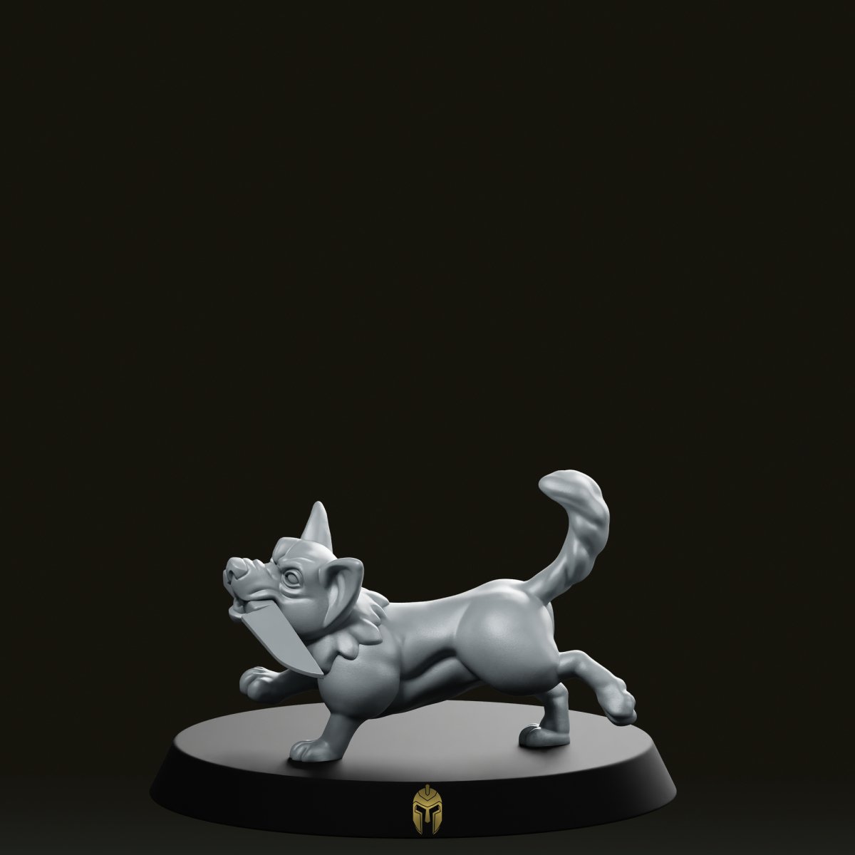 Corgi Knife 02 Miniature - Vae Victus Miniatures - We Print Miniatures