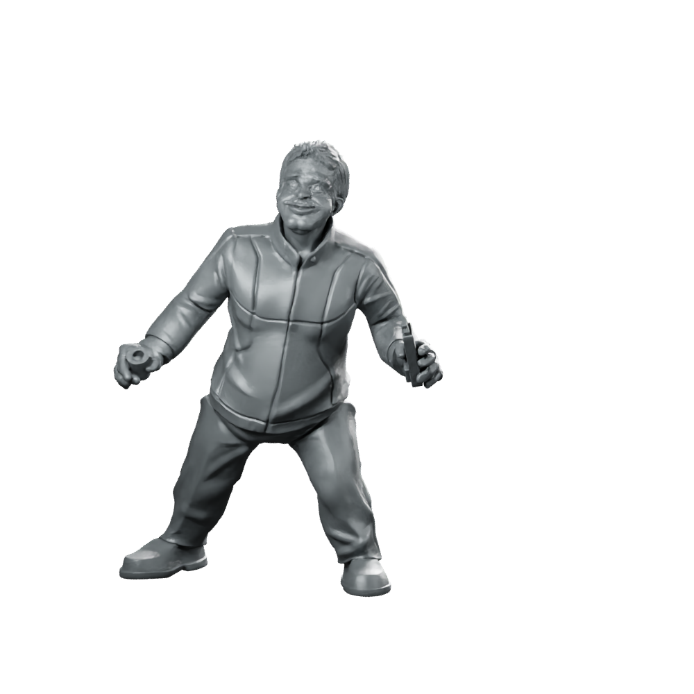 Corpo Rat Club Goer Civilian Technician Miniature 360 Spin 01