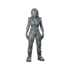 Alien Cloned Lannie Miniature Sci-Fi Female Hero Miniature 360 Spin 01