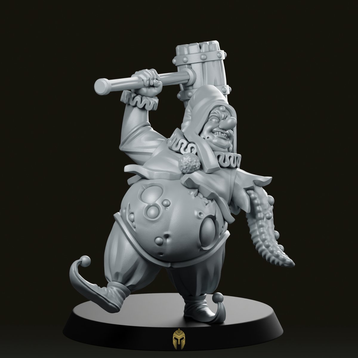 Corrupted Clown Miniature - Vae Victus Miniatures - We Print Miniatures