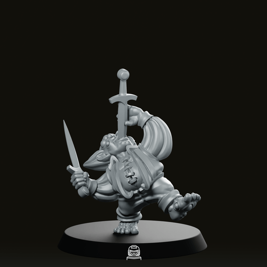 Corrupted Halfling Sword Swallower Miniature - Vae Victus Miniatures - We Print Miniatures