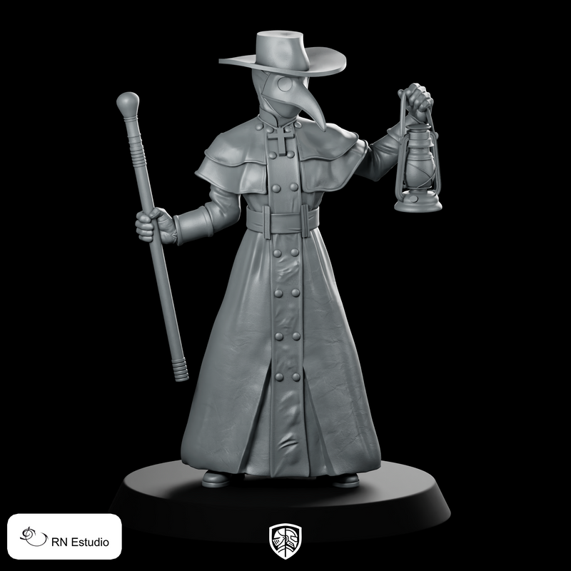 Corvo Luciano Miniature Masked Plague Doctor Lantern