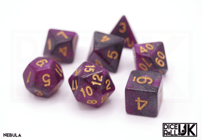 Cosmic Dice - Nebula - DiceRoll UK - We Print Miniatures