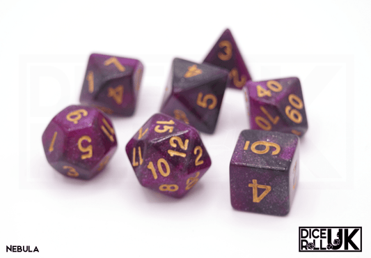Cosmic Dice - Nebula - DiceRoll UK - We Print Miniatures