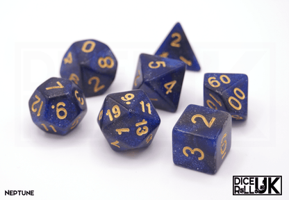 Cosmic Dice - Neptune - DiceRoll UK - We Print Miniatures
