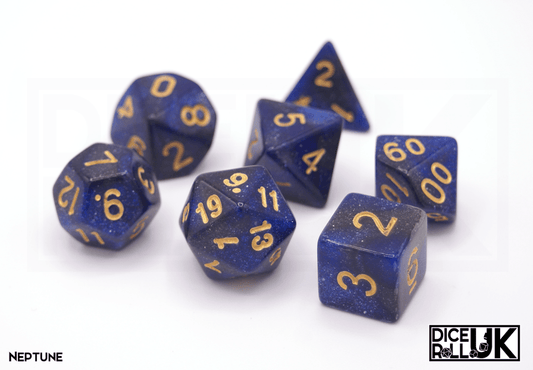 Cosmic Dice - Neptune - DiceRoll UK - We Print Miniatures