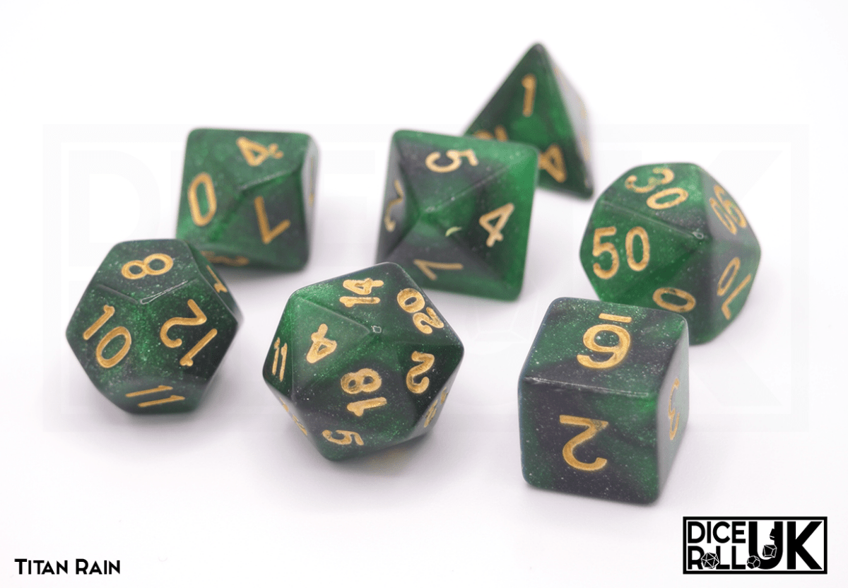 Cosmic Dice - Titan Rain - DiceRoll UK - We Print Miniatures
