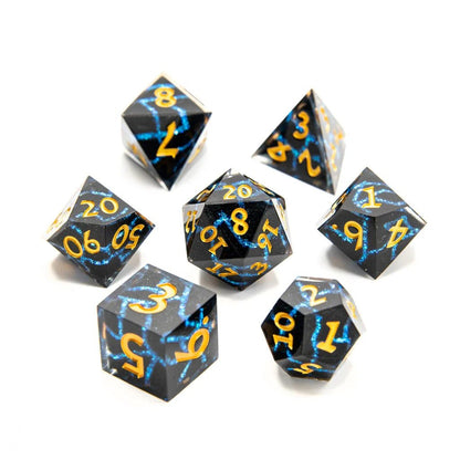 Cosmic Fracture | Art Core Dice| 7 Piece Set - Tabletop Dominion - We Print Miniatures