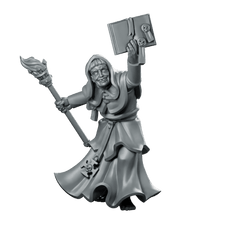 Trench Soldier Crazy Priest Miniature Zealot Torch Icon - Vae Victis - We Print Miniatures