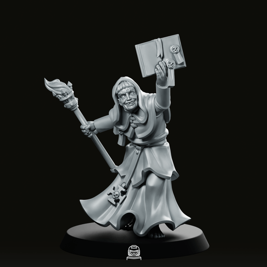 Crazy Priest Miniature - Vae Victus Miniatures - We Print Miniatures