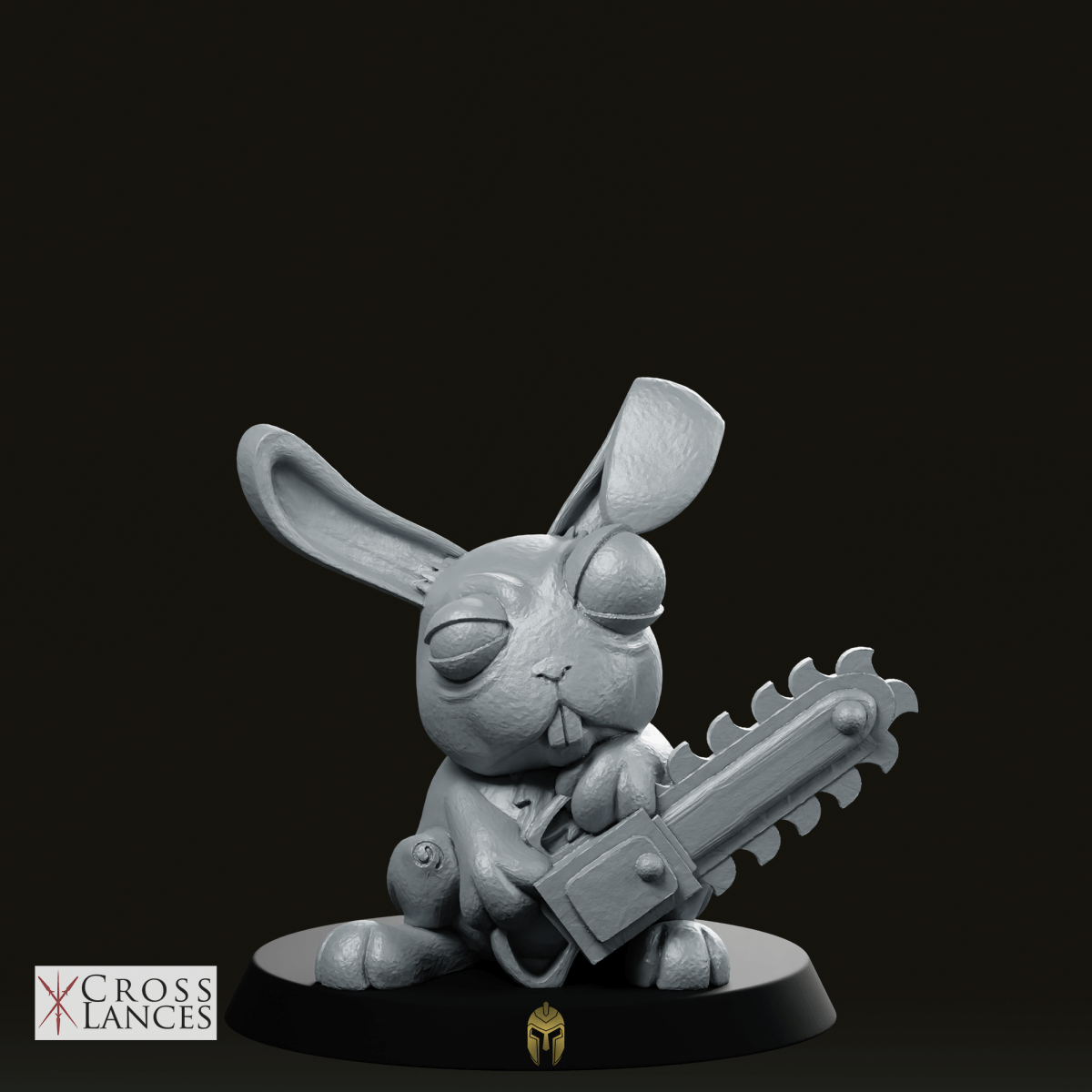 Crazyrabbit Miniature - Cross Lances - We Print Miniatures