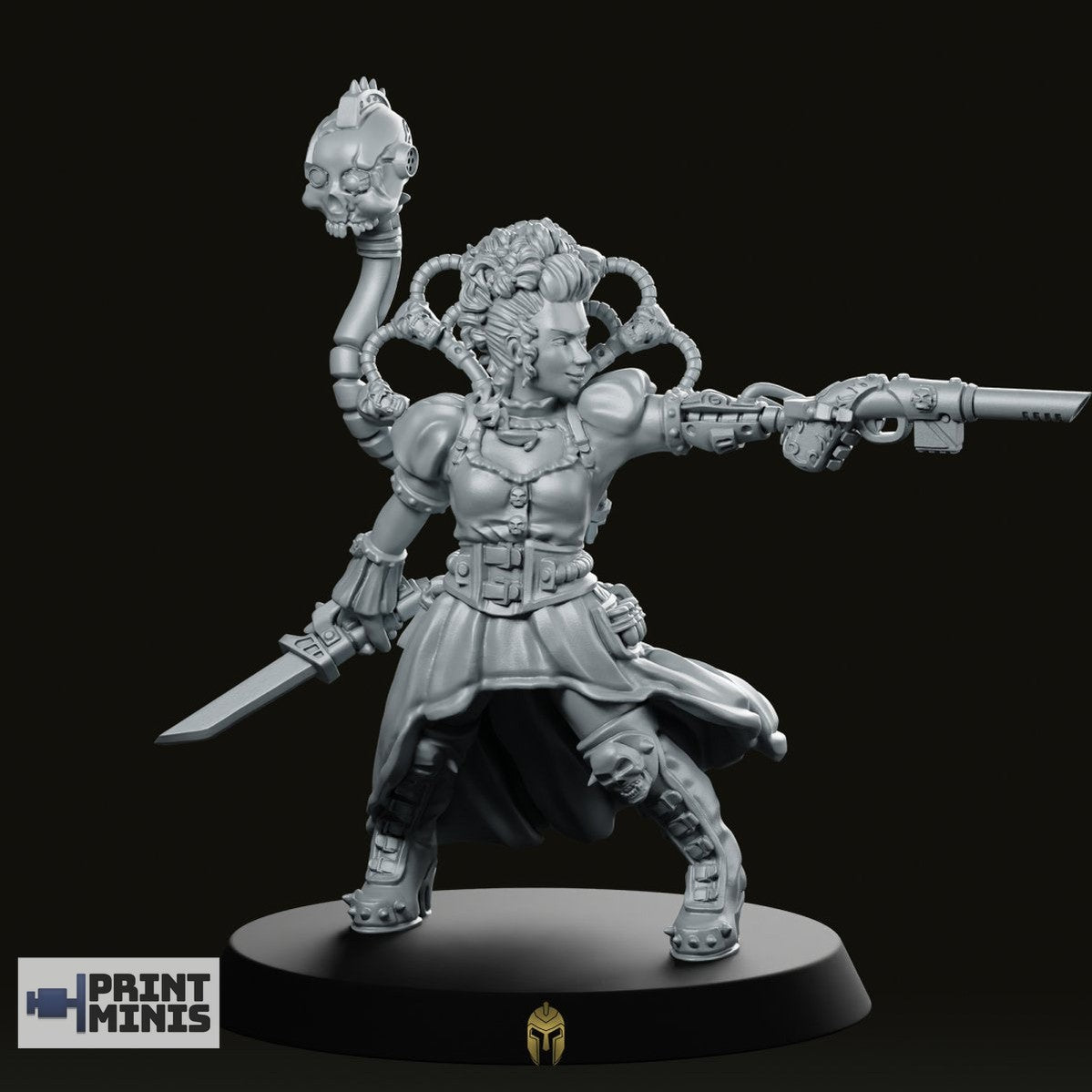 Cressida Bounty Hunter Miniature - We Print Miniatures