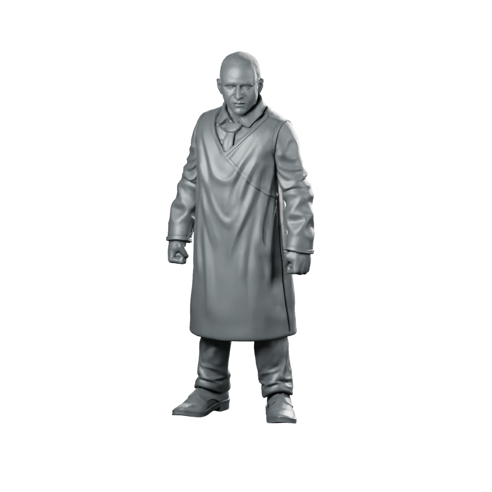 Crime Lab Lead Technician Miniature Sci-Fi Scientist Miniature 360 Spin 01