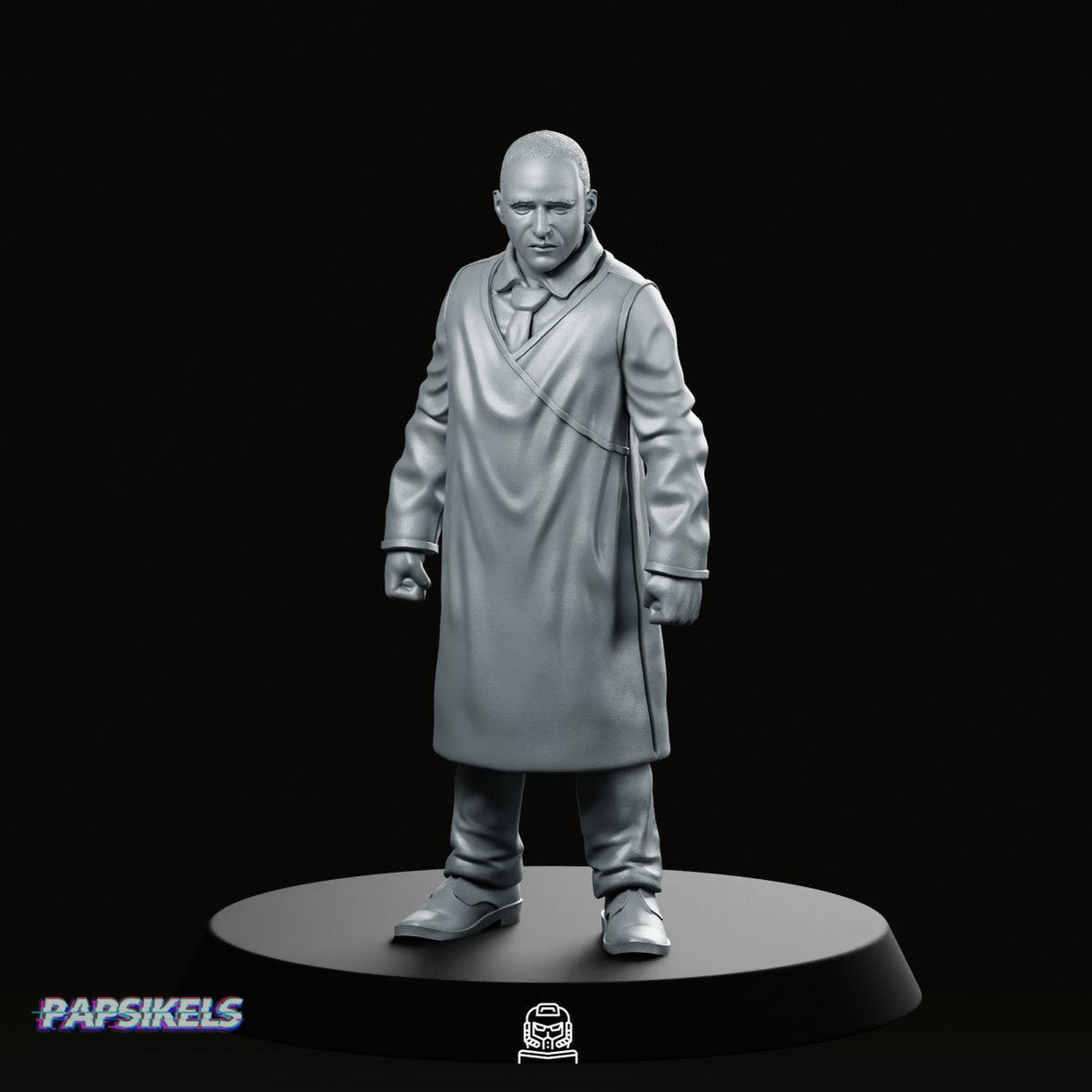 Crime Lab Lead Technician Miniature - Papsikels Miniatures - We Print Miniatures