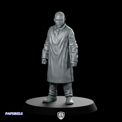 Crime Lab Lead Technician Miniature Sci-Fi Scientist