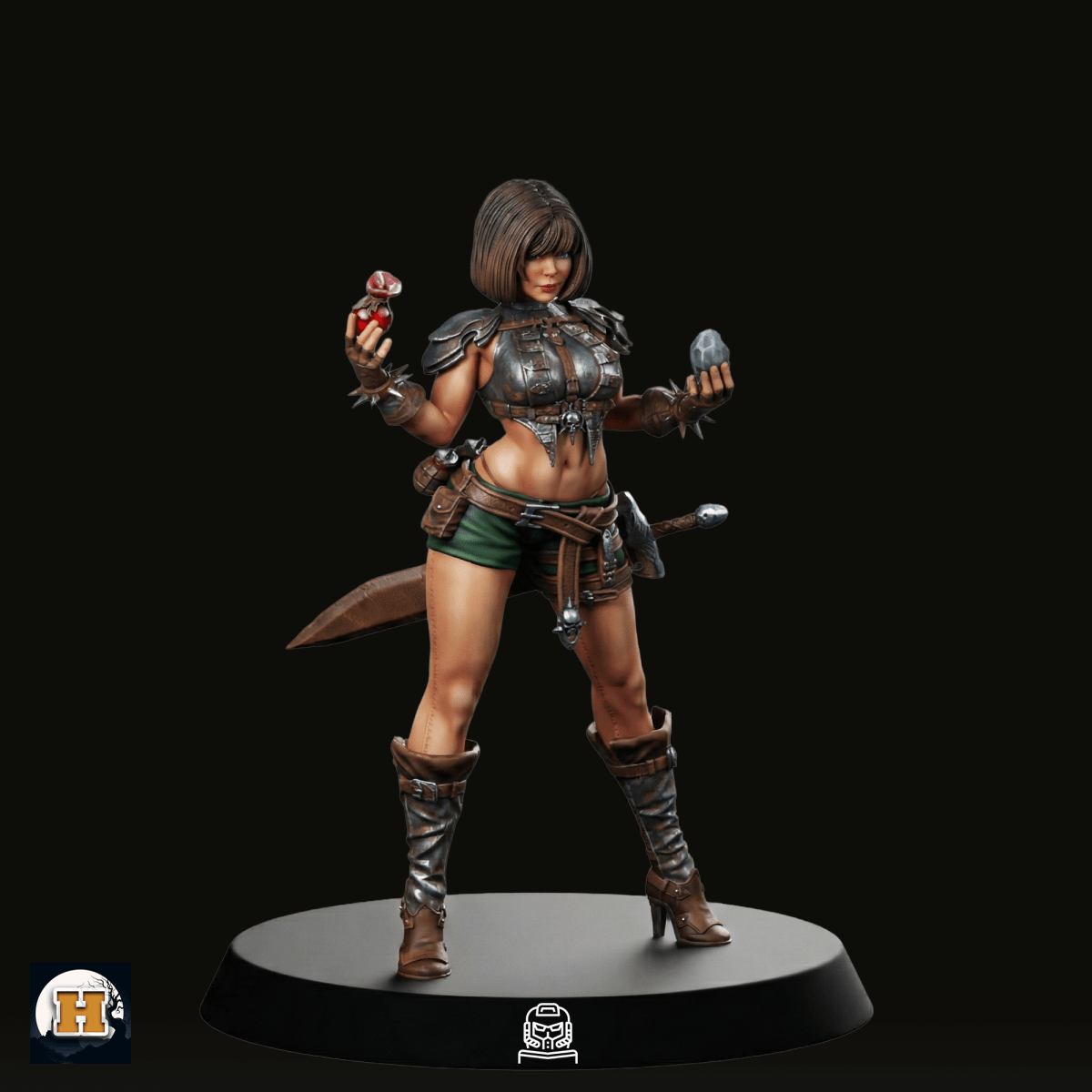 Crimson Miniature - Haito - We Print Miniatures