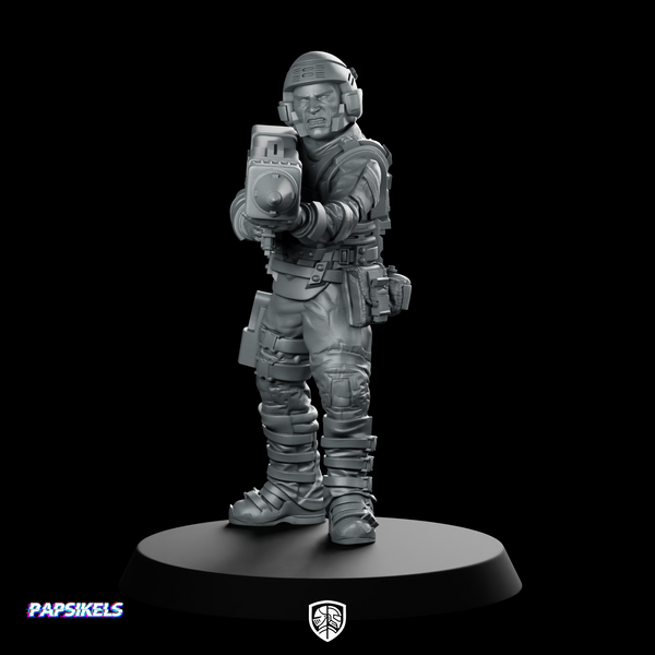 Cristoph Spaceborne Defender D Shock Trooper Gunner