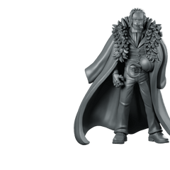 Crocodile One Piece Miniature Cigar Warlord Villain Hero - RN Estudio - We Print Miniatures