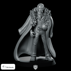 Crocodile One Piece Miniature Cigar Warlord Villain Hero - RN Estudio - We Print Miniatures
