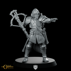 Crossbow 02 Miniature Crossbowman Armour Sentinel - Galaad - We Print Miniatures