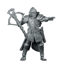 Crossbow 02 Miniature Crossbowman Armour Sentinel - Galaad - We Print Miniatures