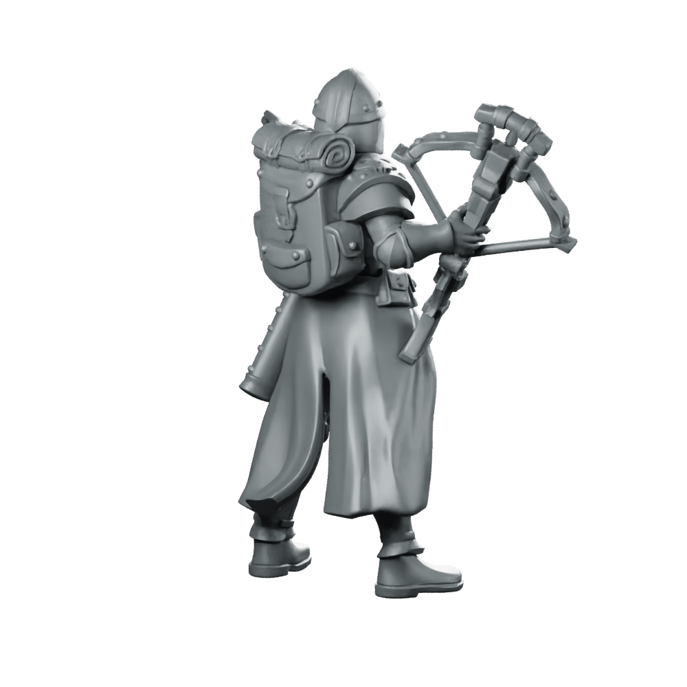 Crossbow 02 Miniature Crossbowman Armour Sentinel - Galaad - We Print Miniatures